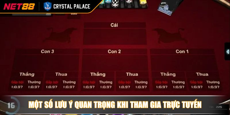 Cách Chơi Bài Ngầu Hầm Toàn Tập Chi Tiết Cho Người Mới 4 Một số lưu ý quan trọng khi tham gia trực tuyến