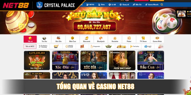 Tổng quan về casino NET88